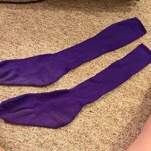 Purple Softball Socks